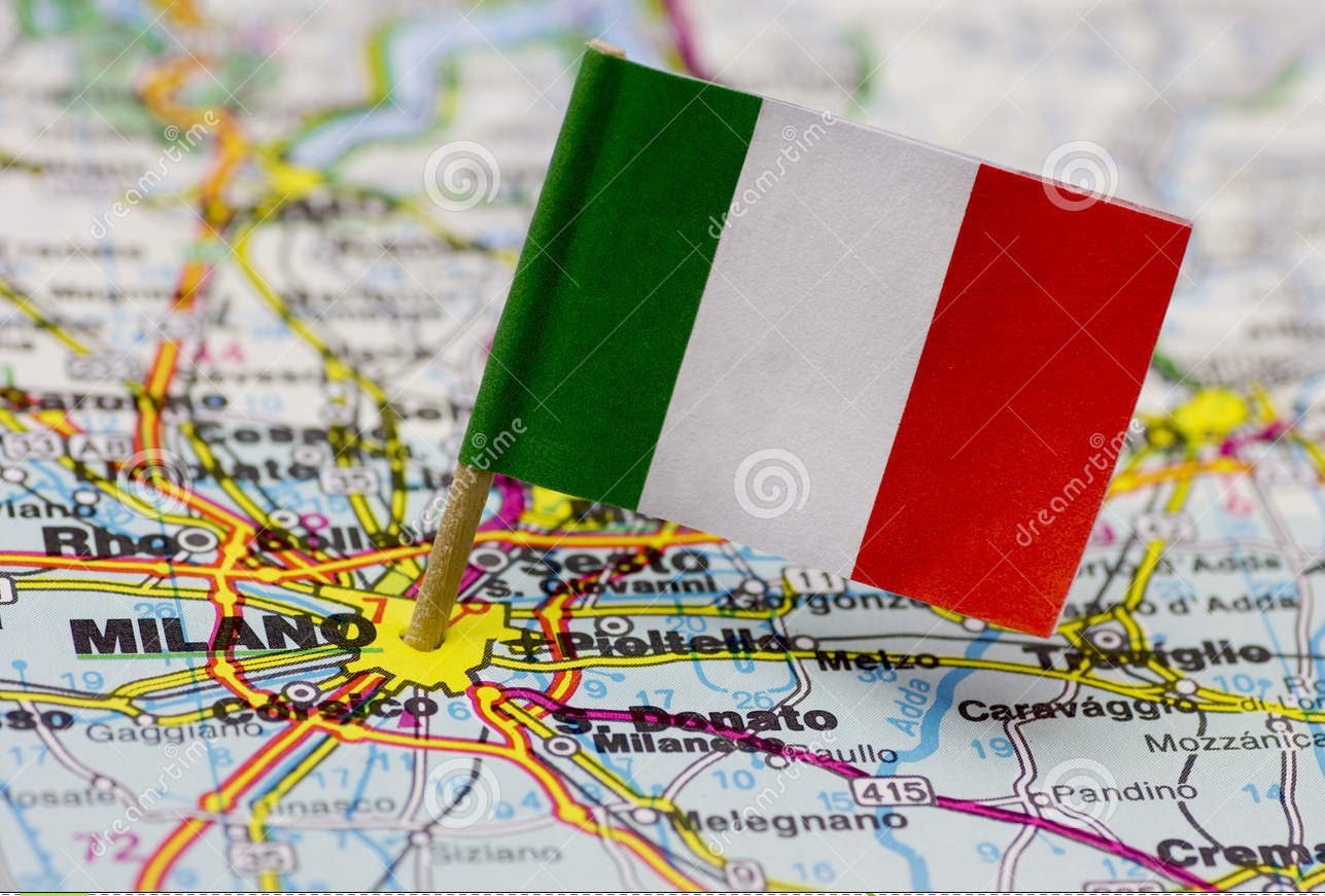 Italy-San Donato Milanese: Construction work for gas pipelines
