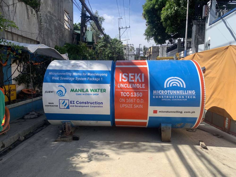 Manila Water launches Mandaluyong City’s first microtunneling project